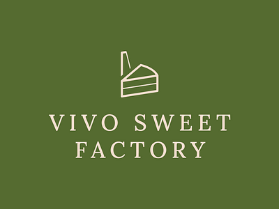 VIVO sweet factory design logo
