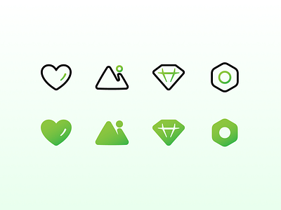 One4Wall icons app design icon design icon pack icon set icons illustration ui