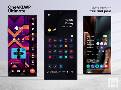 One4KLWP Ultimate android app app design design icon design icon pack icon set icons launcher widget