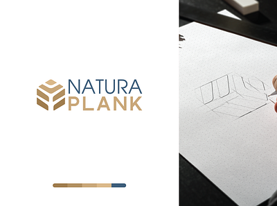 NATURA PLANK - LOGO box branding carpenter carpentry design logo logo design logotype minimal minimalist minimalistic modern nature parquet smart tree wood woodcut woodworking