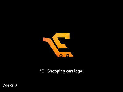 E Shopping Logo. Online Shopping App logo. E+🛒