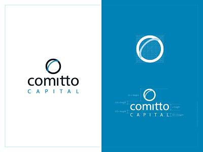 Comitto Capital Logo arc branding circle corporate design flat icon logo logotype type vector wordmark