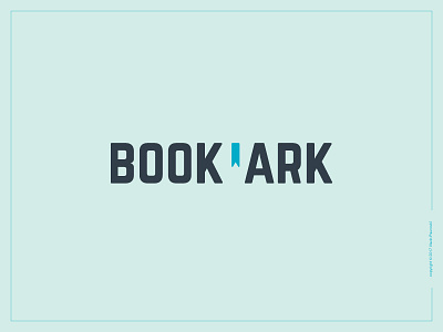 Bookmark Logotype bookmark design flat lettering logo logotype minimal simple smart type vector wordmark