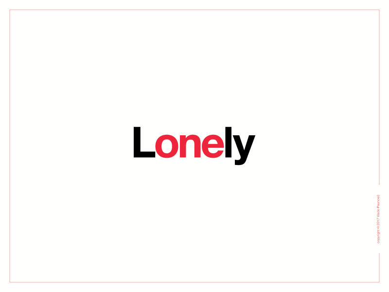 Lonely Logotype by Vlado Paunović on Dribbble
