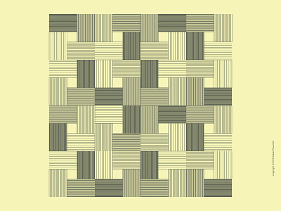 The Knot abstract design fibonacci numbers fibonacci series flat lines pattern square vector