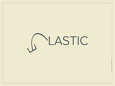 Elastic Logotype elastic expressive typography flat graphic design logo logotype minimal simple smart type word wordmark