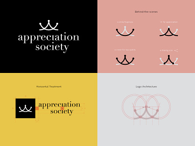 Appreciation Society architecture behind the scenes branding design graphic design logo logotype simple smart vector