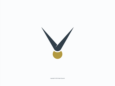 Victory Logo achievement adobe illustrator art best champion design flat graphic design logo medal minimal simple spirit sport success vector victory