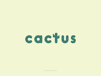 Cactus cactus design expressive typography flat logo logotype minimal oduda plant succulent type vector word wordmark