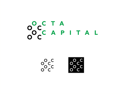 Octa Capital Logo branding capital clean design graphic letter logo logomark minimal modern octa octagon pattern repetition simple texture vector zig zag