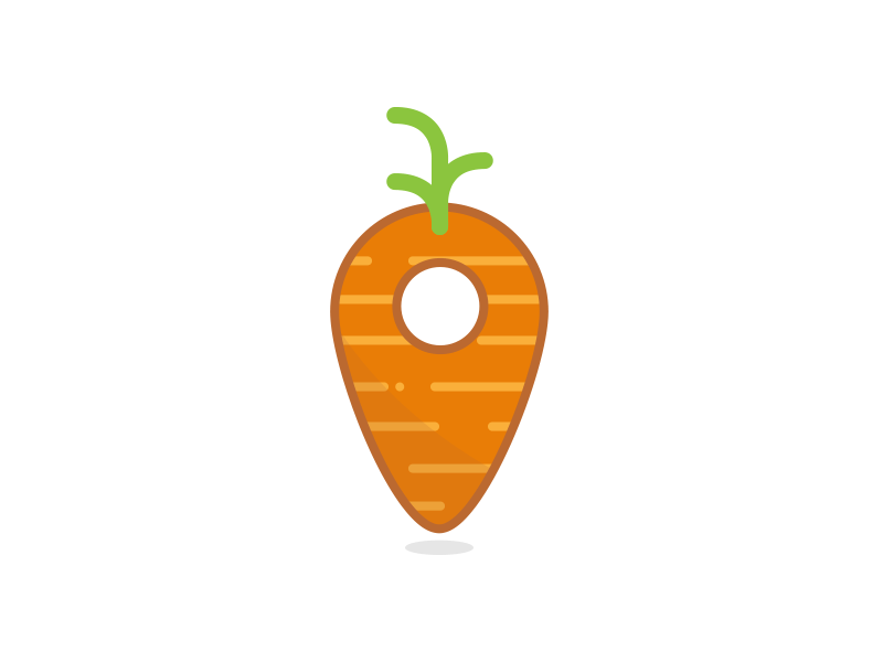 Carrot Pin carrot food illustrator pin vector vegetable