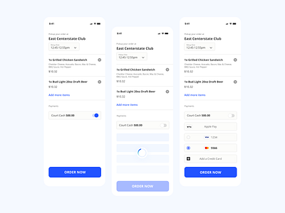 Mobile Payments design ui ux