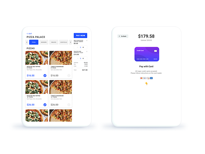 Food & Beverage Stadium Kiosk app branding design ui ux