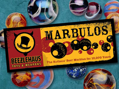Marbulos fiction illustration marbles rayjak toys