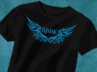 Angel Wings T-shirt fiction illustration rayjak t shirt