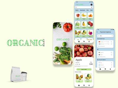 Organic Products delivery app Mobile application