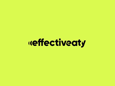 Effectiveaty food service graphic design identity logo logotype