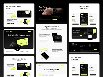 Savvy - Webflow template bank bank website banking branding business cards design finance fintech hero landing logo startup ui web design website