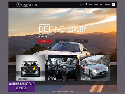 Mercedes Website Re Do