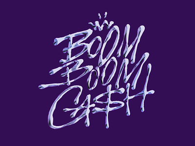 Play w/ brush - BBCASH branding calligraphy typography