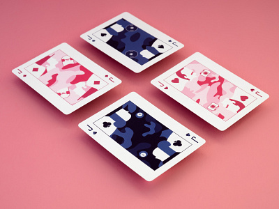 Playing card POP CAMO art camo character design dribbble illustration minimal playingcard