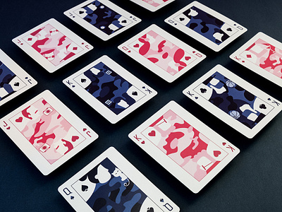 Playing card POP CAMO