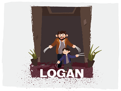 Logan - Illustration design graphic design illustration illustrations logan marvel superhero vector wolverine xmen