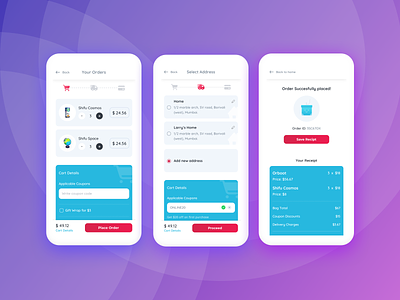 Checkout Journey - Playshifu ar cart checkout checkout form checkout page checkout process design gradient interaction design kids payment procreator shipping sketch toys ux ux ui