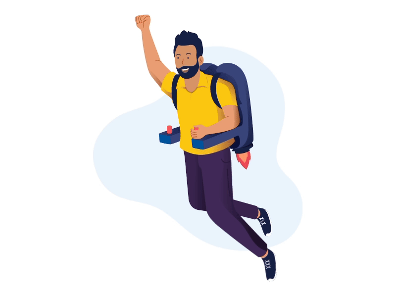 Rocketman Animation by ProCreator Global UI/UX Design Agency on Dribbble