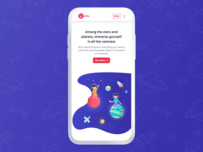 Children's Education and Learning Application character design characters design gradient mobile procreator sketch space ui user experience user interface ux vector