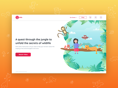 Shifu Safari - Landing Page