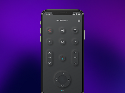 TV remote app design interface tv remote ui ux