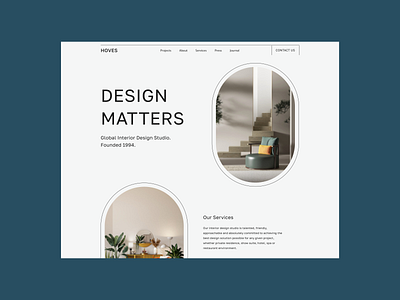 Design studio site concept banner concept design design studio interface portfolio ui ux web