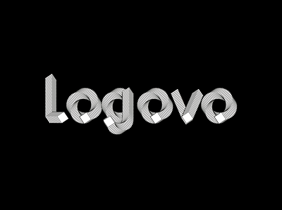 Logovo banner branding littering logo logodesign typography