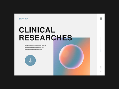 Clinical researches abstract clinical researches design medicine ui ux web