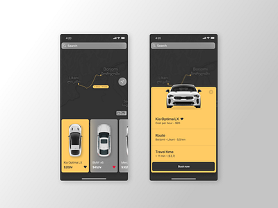 Car rent app