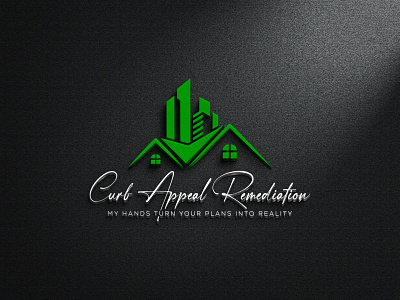 Real Estate logo and complete branding for Curf Appral. and branding branding contraction logo graphic design logo real estate real estate logo realtor logo signature logo vector