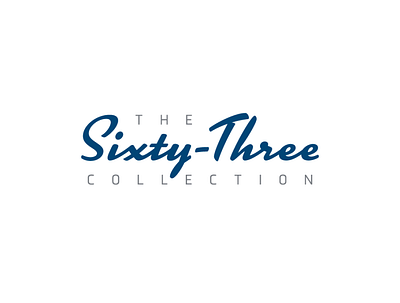 The Sixty-Three Collection branding logo wordmark