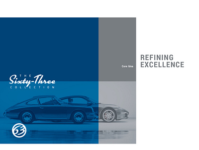 The Sixty-Three Collection branding design logo wordmark