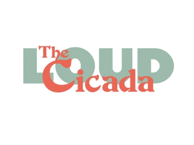 The Loud Cicada Logotype logo logotype wordmark