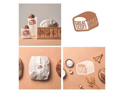 Great Scott Bake Shop branding design logo