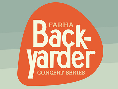 Backyarder Concert Series Logo design logo