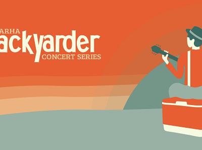 Backyarder Concert Series Illustration design illustration