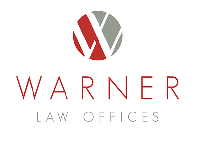 Warner Law Logo Lockup design logo