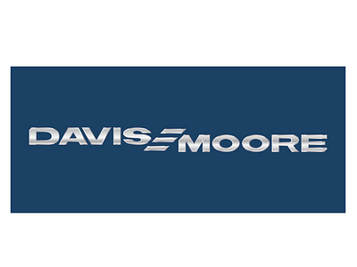 Davis-Moore Chrome Logo