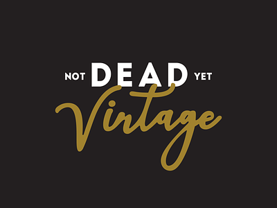 Not Dead Yet Vintage Logo