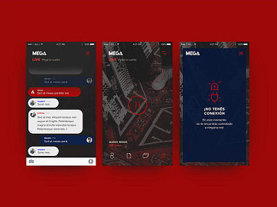 App Design for Mega 98.3 Radio Station app branding design mobile music radio