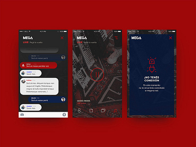 App Design for Mega 98.3 Radio Station