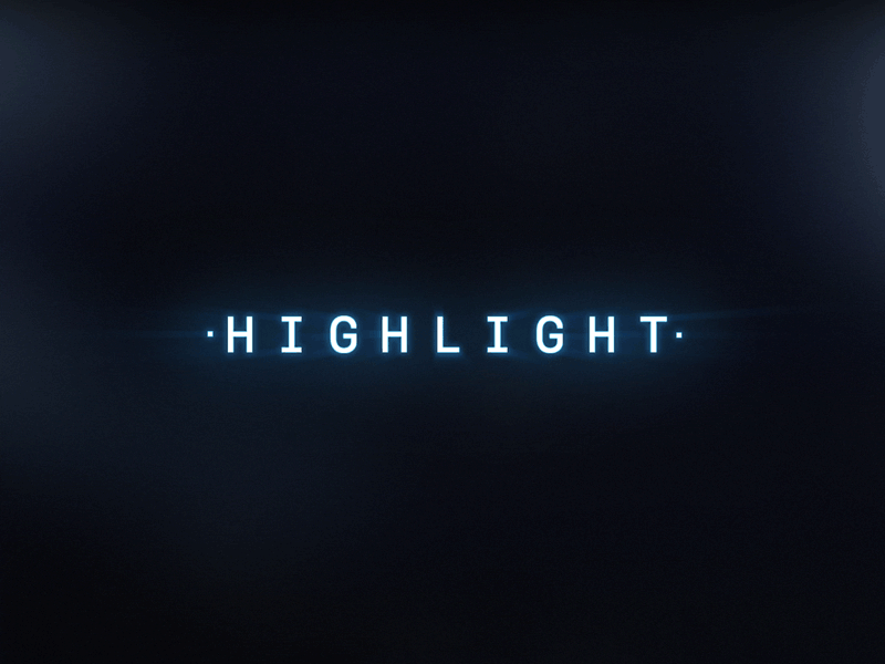 Highlight logo animation logo logo animation