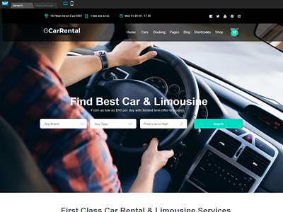 Car Rental Website